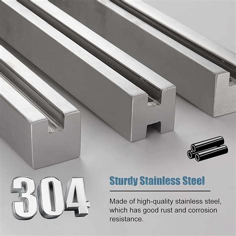 Gruytoie Balcony Glass Railing Post - Stainless Steel Square India | Ubuy