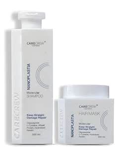 CARECREW Nanoplastia Shampoo & Hair Mask Set | Molecular Hair Treatment ...