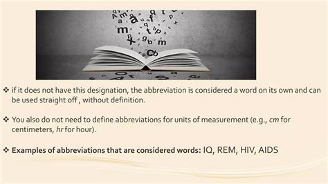 Abbrevations used in thesis | PPTX