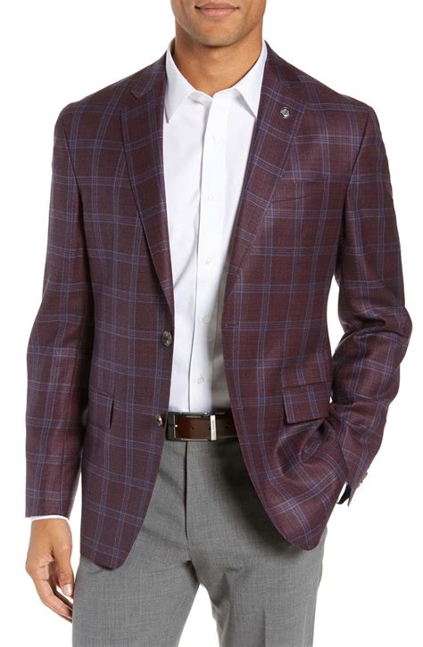 Ted Baker London Konan Trim Fit Plaid Wool Sport Coat | Nordstrom ...