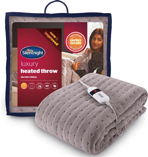 lakeland StaySnug Velvety Taupe Heated Throw : Amazon.co.uk: Home & Kitchen