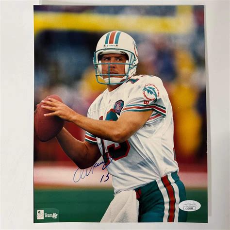 Autographed/Signed Dan Marino Miami Dolphins 8x10 Football Photo JSA C ...