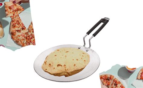 Buy IMPHI Silver Aluminium tawa for roti, Chapati Tawa for Kitchen ...
