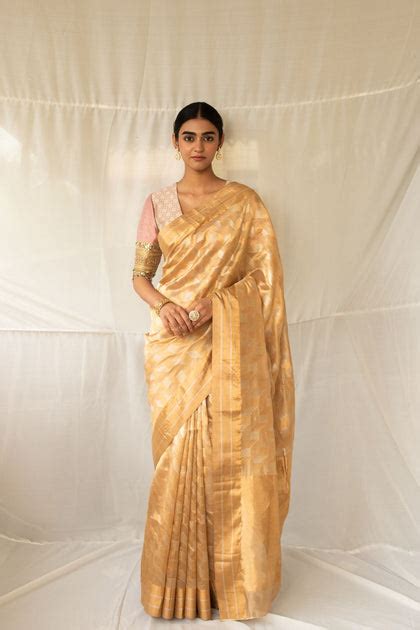 Buy Chanderi Intimate Wedding Saree Online – Priyanka Raajiv