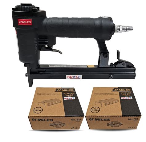 KROST Kangaro Miles Ms 80-16N Pneumatic Air Stapler with 16000 Staples ...