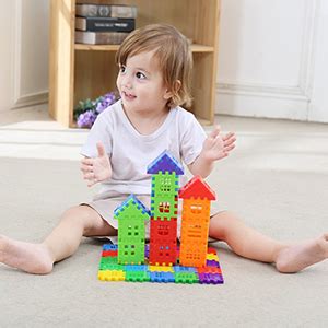 MANTRA ENTERPRISES 72 Pcs Mega Jumbo Happy Home House Building Blocks ...