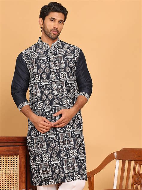 Embroidered Straight Kurtas For Men – Jompers