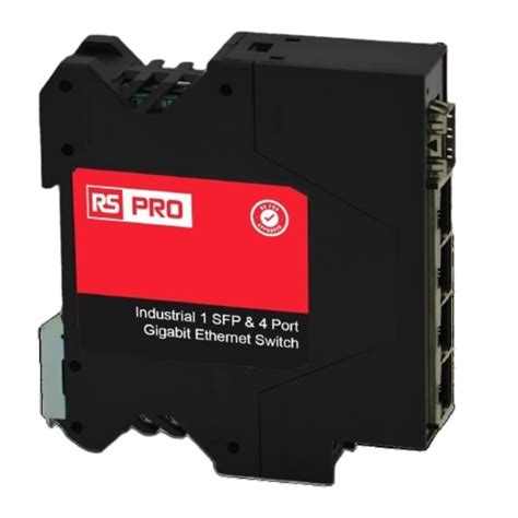 RS PRO | RS PRO Industrial Ethernet Switch, 4 RJ45 Ports | 282-4458 | RS