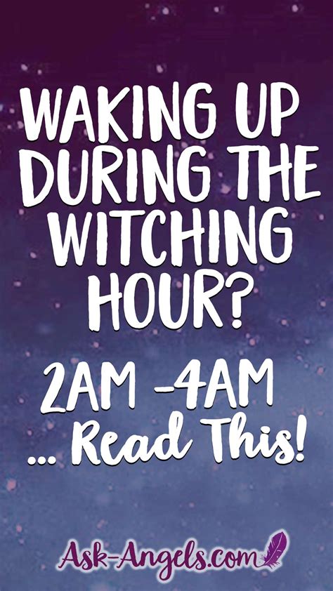 Waking Up During The Witching Hour | What is The Witching Hour?