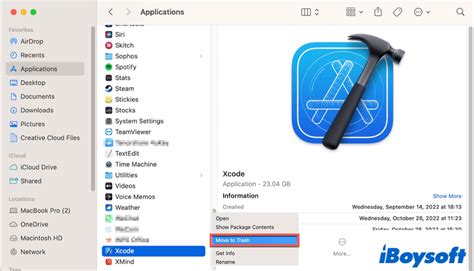 Uninstall Xcode 的图像结果