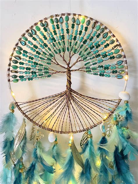 Shop Teal Tree of Life Dreamcatcher Online | Soul Works – soulworks.co