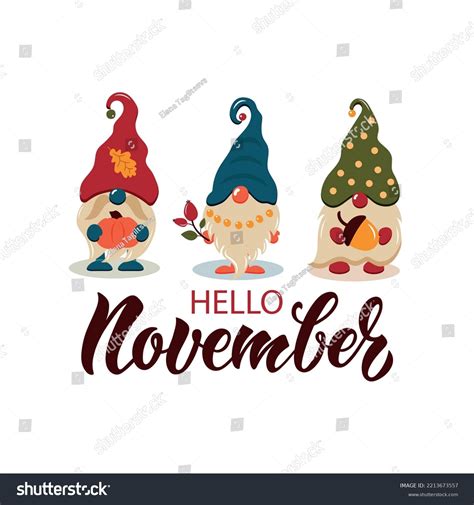 3,581 Cartoon Hello November Images, Stock Photos & Vectors | Shutterstock
