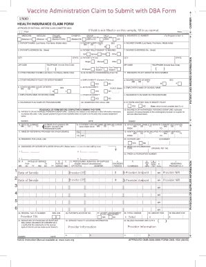 Omb 0938 0999 Form Cms 1500 0805 - Fill and Sign Printable Template Online