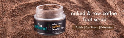 mCaffeine Coffee Foot Scrub (50gm) for Exfoliation and Polishing | For ...