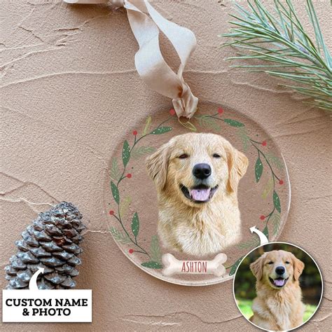Personalized Dog Ornament Custom Pet Christmas Ornament - Etsy
