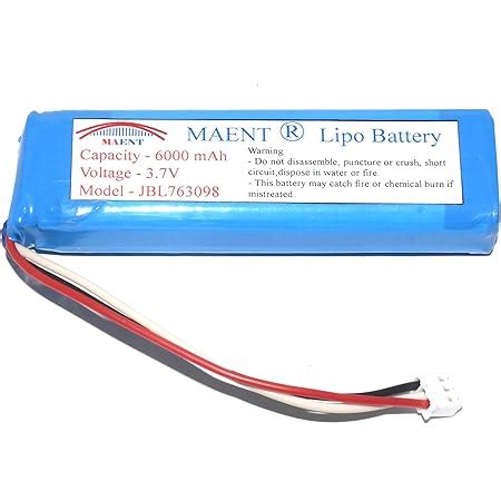 MAENT® 1Pcs Protected 3.7V 6000mah Premium Lithium Polymer Rechargeable ...