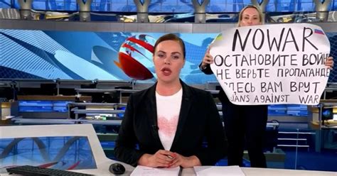 Don't Believe Propaganda: Russian Channel Staff Interrupts Broadcast To ...
