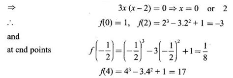 Maxima and Minima of a Function of one variable - Definition, Theorem ...