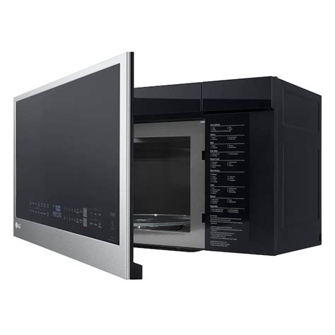 LG 2-cu ft 1050-Watt 29.88-in Over-the-Range Microwave with Sensor ...