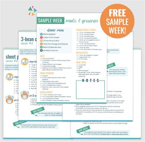 Weekly Menu Planning 的图像结果