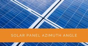 Azimuth Solar Panel Example 的图像结果