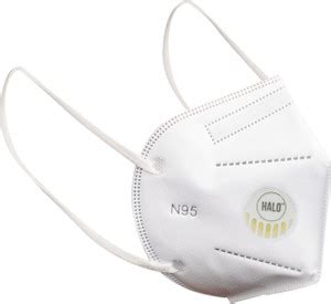 Halo Face Mask N-95 Masks with Breathing Valve 5 layer Filtration Price ...