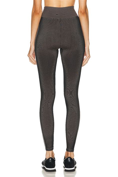 THE UPSIDE Ribbed Seamless 25 Midi Pant in Mocha | FWRD