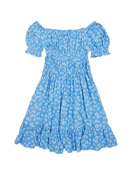 Buy Floral Shirred Dress at Marks & Spencer