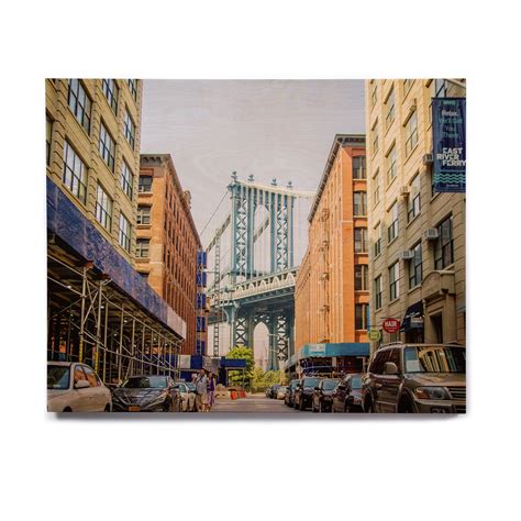 Buy KESS InHouse Juan Paolo "DUMBO" Urban Photography Birchwood Wall ...