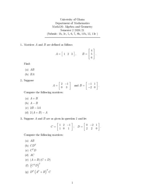 Image result for Linear Matrix Exercise