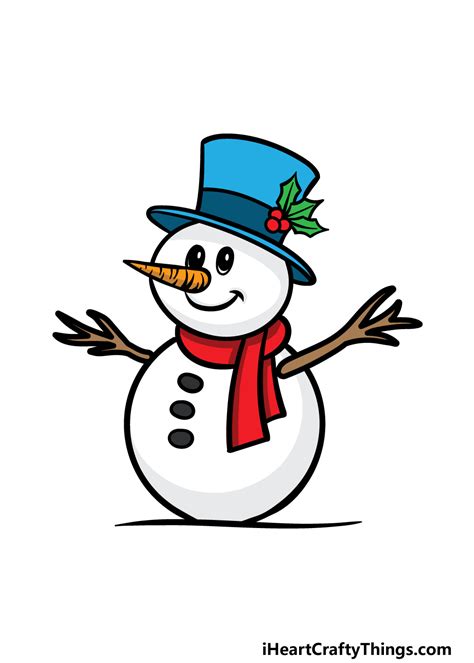 Image result for Snowman Drawing