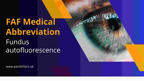 FAF Medical Abbreviation - Analgesia