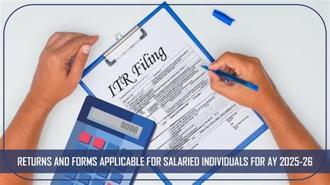 ITR and Forms Applicable for Salaried Individuals for AY 2025-26