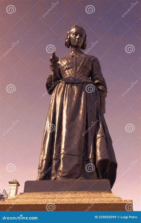Statue of Florence Nightingale, London, United Kingdom. Editorial Stock ...