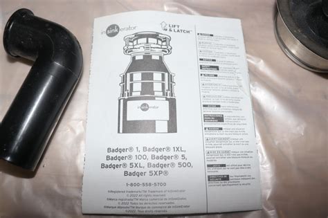 Insinkerator Badger 500, Garbage Disposal, Continuous Feed, 1/2 HP