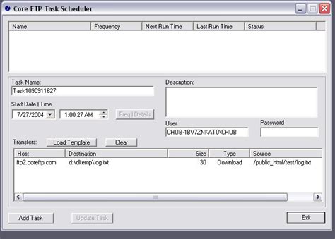 Image result for Setup Task Schedule to Automate File Transfersftp Client