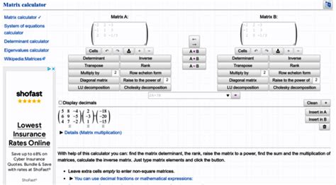 Image result for Matrix Calc
