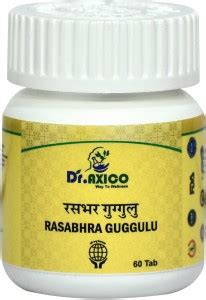 Dr.Axico Rasabhra Guggal Useful in Arthritis, Skin Health - 50 Tablet ...