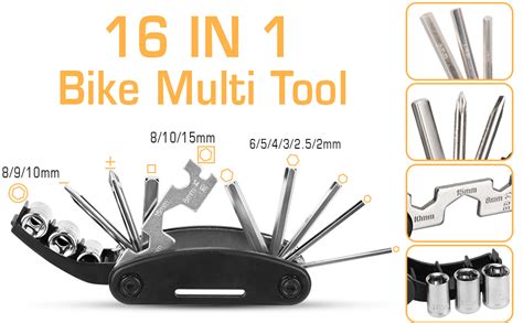 ShopBridge Cycle 16 in 1 Cycle Tool kit Multi-Purpose Mountain Cycle ...