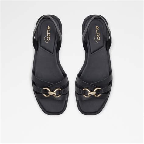 Valamaever Women's Black Flat Sandals | Aldo Shoes