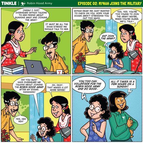 Mynah Joins The Military - Tinkle