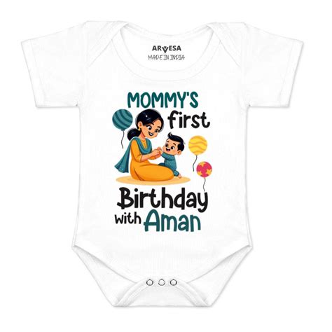 Arvesa Mommy First Birthday With Me Baby Boy & Girl Dress