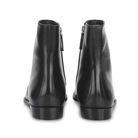 Saint Frederick Black Leather Ankle Boot – SaintG India