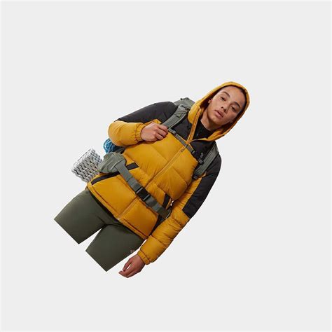 The North Face Insulated Jackets Sale India - Yellow Black Women Diablo ...