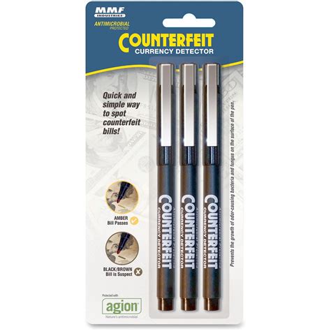 Counterfeit Currency Detector Pen, 3/Pack - Walmart.com