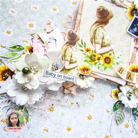 Baby on Board - Mixed Media Layout – CRAFTERS CORNER