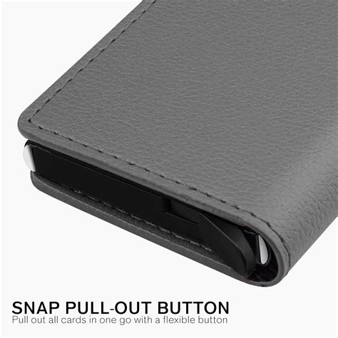 Vivid Vault RFID Protected Metal Cardholder - Grey