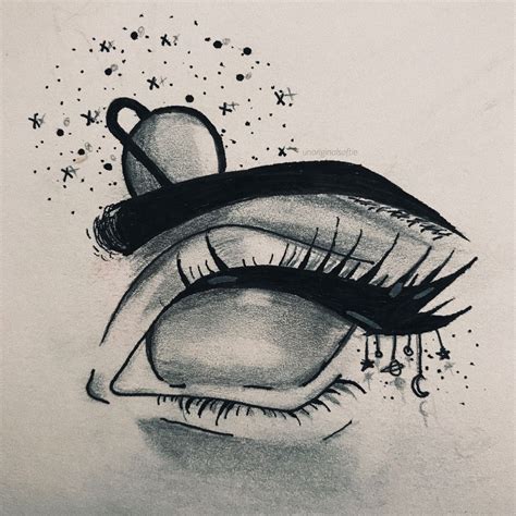eye drawing wallpaper