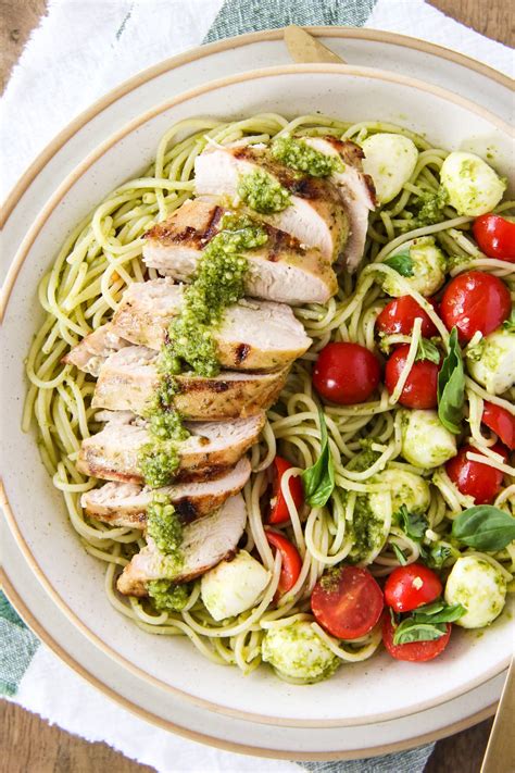 Grilled Pesto Chicken Salad