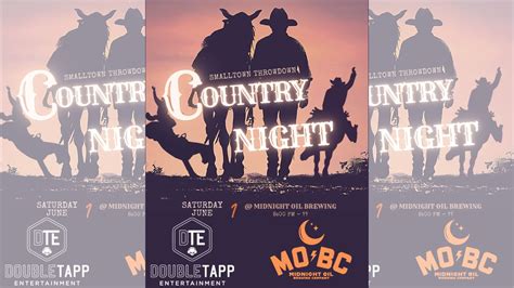 Country night @Midnight oil brewing, Midnight Oil Brewing Company ...